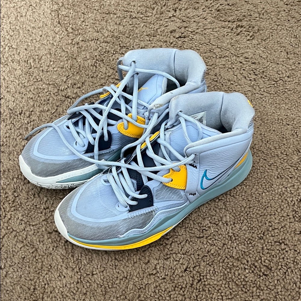 Nike Blue and Yellow Athletic Shoes